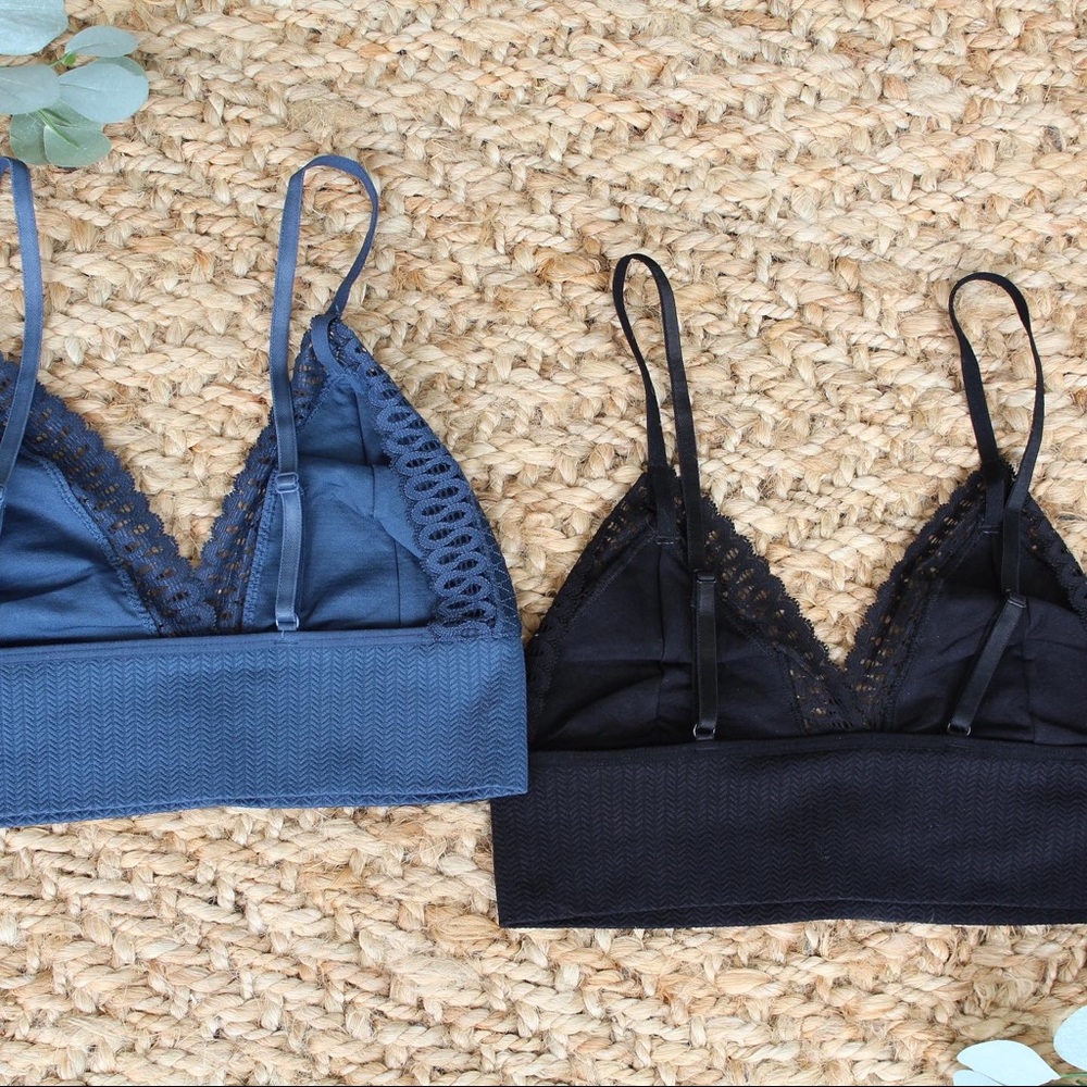 Clari Black Lace Bralette - Picture 10 of 10